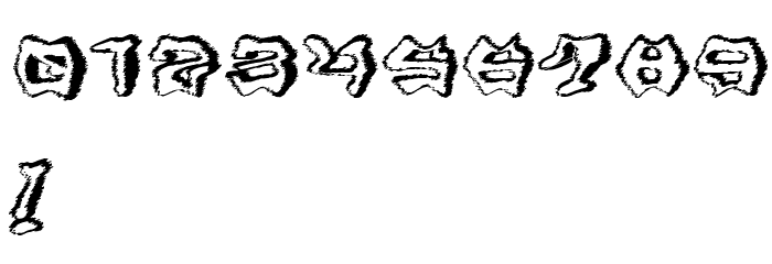Mondrongo Trash Font OTHER CHARS