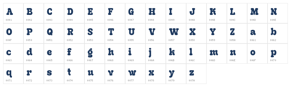 MondwildDEMO-ExtraBold Character Map