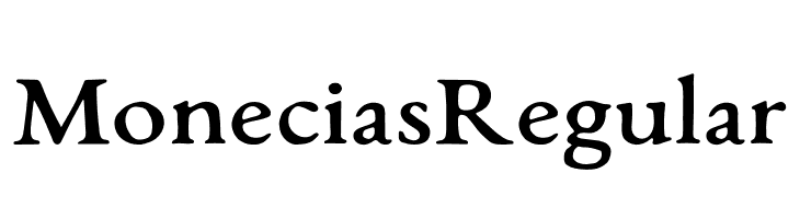 Monecias Regular  baixar fontes gratis