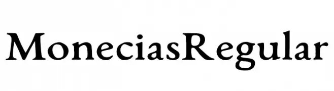 Monecias Regular  Free Fonts Download