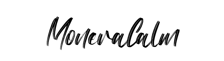 Monera Calm  font caratteri gratis