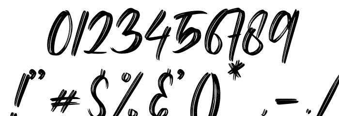 Monera Calm Font OTHER CHARS