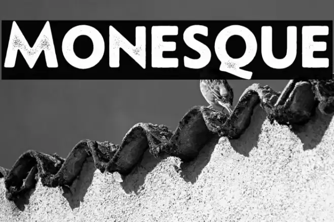 Monesque Font examples