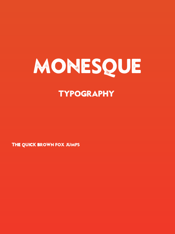 Monesque Poster