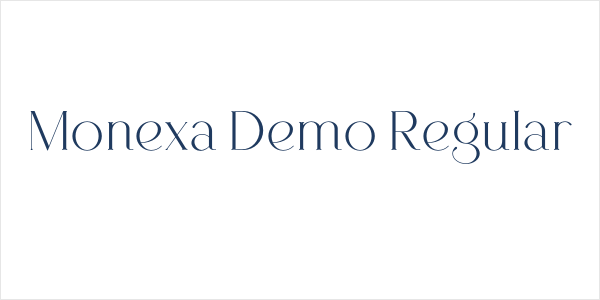 Monexa Demo Regular Logo