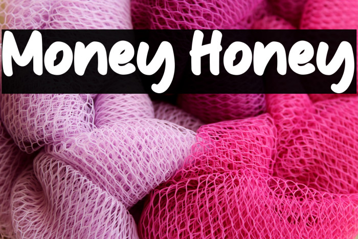 Money Honey Font examples
