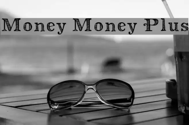 Money Money Plus Font examples