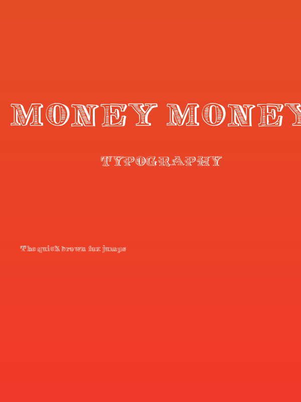 Money Money Poster