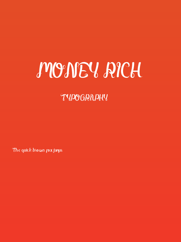Money Rich Poster