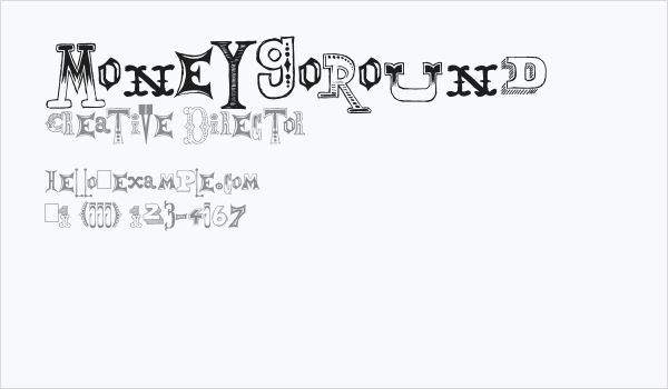 MoneyGoRound Business Card