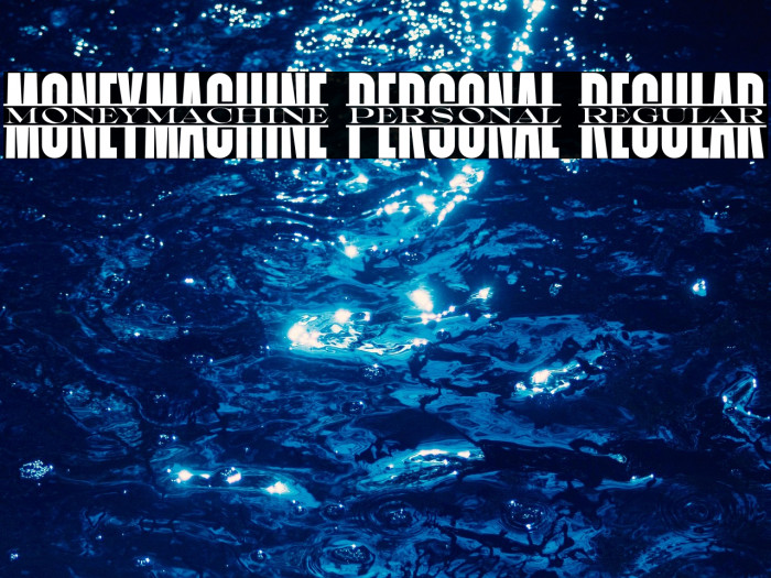 Moneymachine PERSONAL Regular Example 2