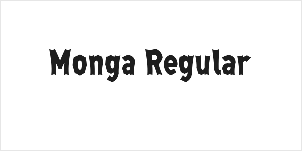 Monga Regular Logo