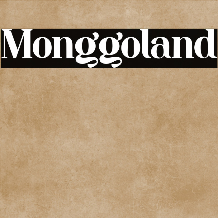 Monggoland Example 2