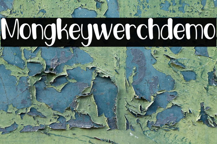Mongkeywerchdemo Font examples