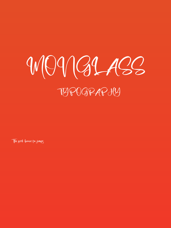 Monglass Poster
