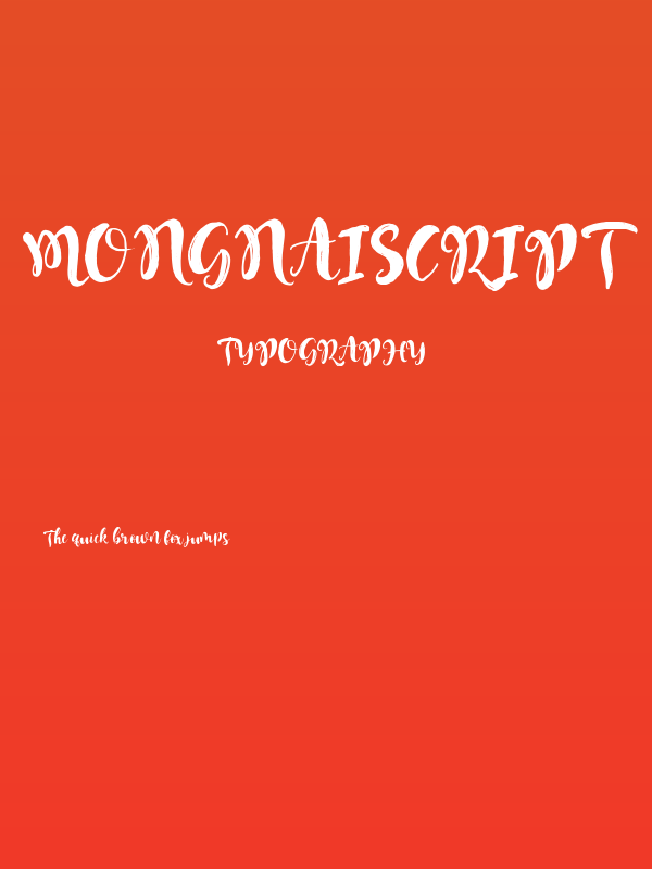 MongnaiScript Poster