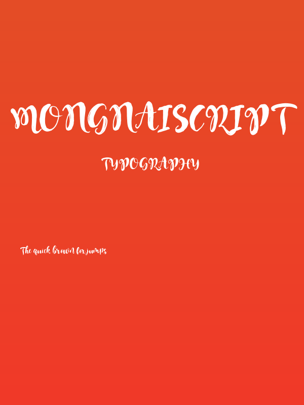 MongnaiScript Poster