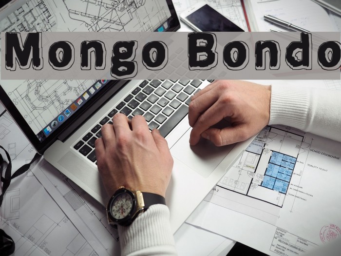 Mongo Bondo Font examples