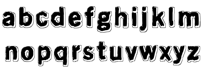 Mongo Bondo Font LOWERCASE