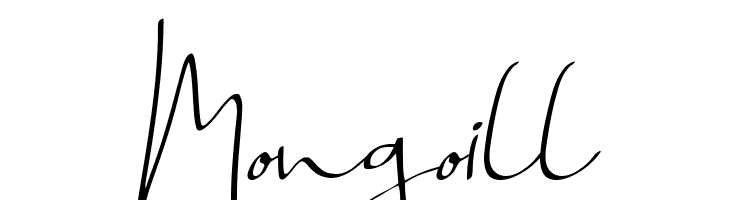 Mongoill  नि: शुल्क फ़ॉन्ट्स डाउनलोड