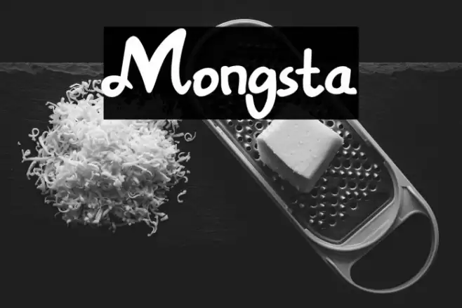 Mongsta Font examples