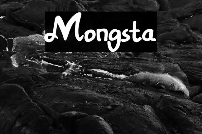 Mongsta Font examples