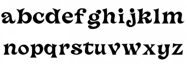 Monic PERSONAL USE ONLY! Font LOWERCASE