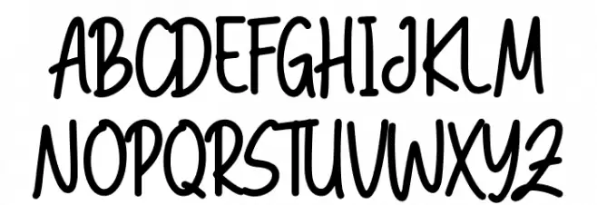 Monica Angeles Caratteri MAIUSCOLE