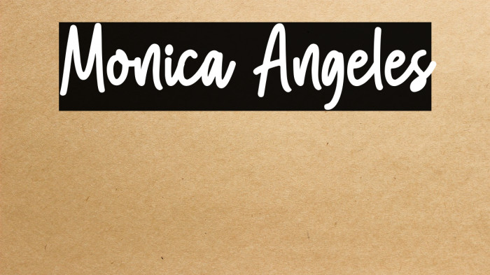 Monica Angeles Example 1