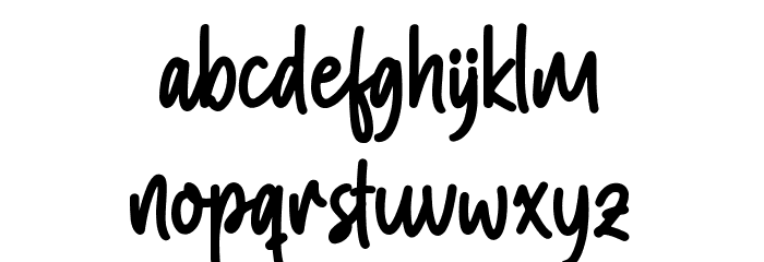 Monica Angeles Font LOWERCASE