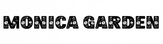 Monica Garden  Скачать бесплатные шрифты