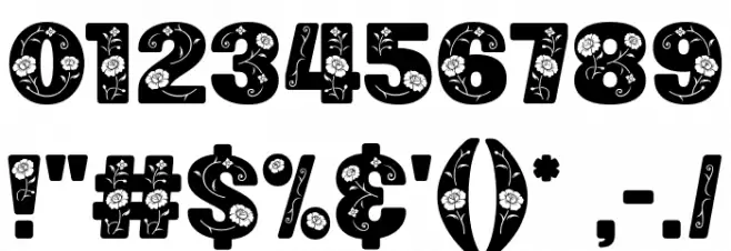 Monica Garden फ़ॉन्ट अन्य घर का काम