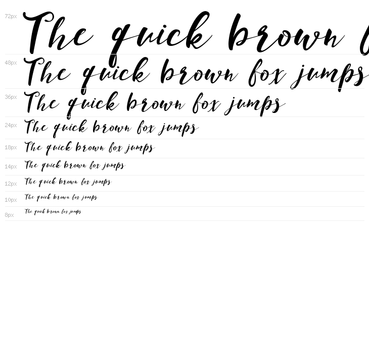 Monica Script Waterfall