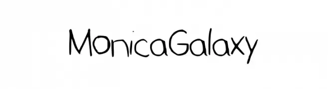 MonicaGalaxy  تنزيل الخطوط