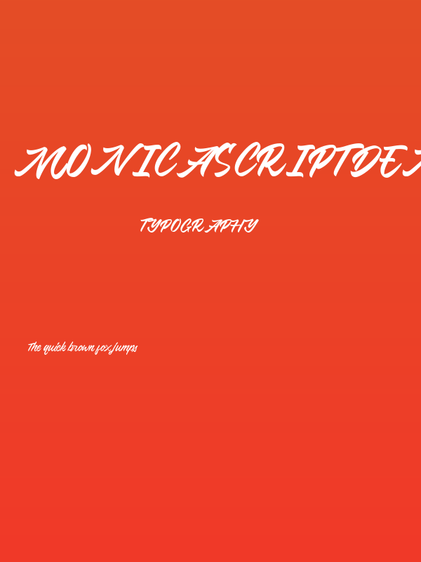 MonicaScriptDEMO Poster