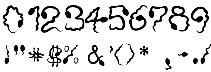 Monica's Dress Font OTHER CHARS