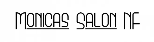 Monicas Salon NF  Скачать бесплатные шрифты