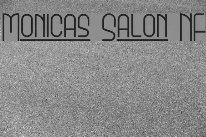 Monicas Salon NF Fonte examples