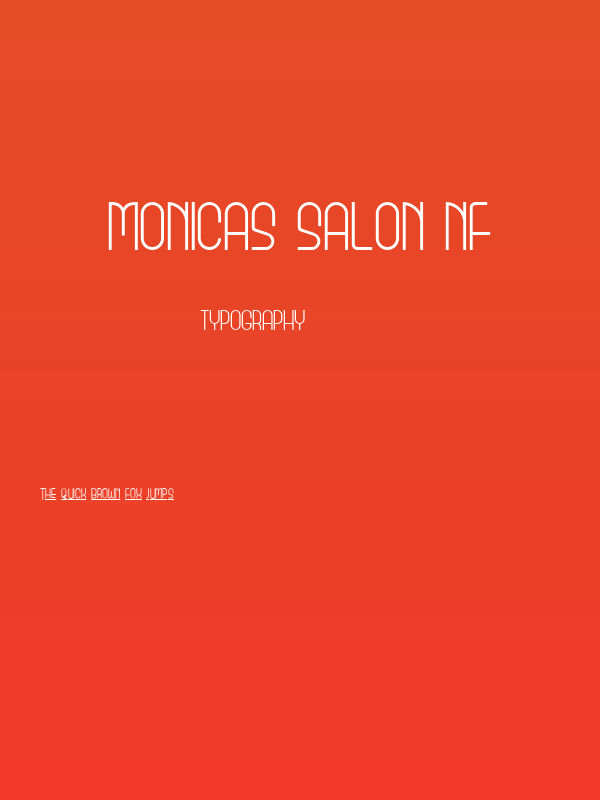 Monicas Salon NF Poster