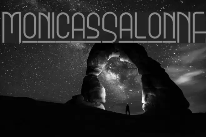 MonicasSalonNF Font examples