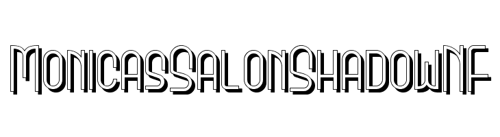 MonicasSalonShadowNF  Fuentes Gratis Descargar
