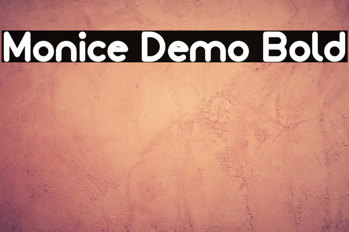 Monice Demo Bold Example 1