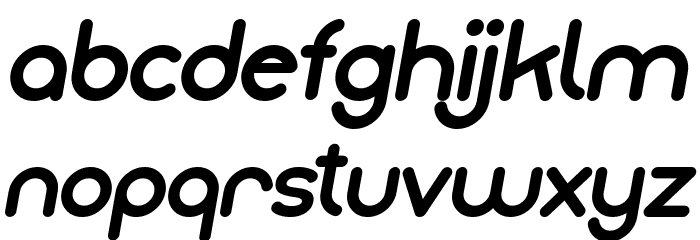 Monice Demo Italic Font LOWERCASE
