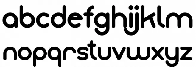 Monice Demo Schriftart Kleinbuchstaben