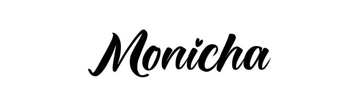 Monicha  les polices de caractères gratuit tlcharger