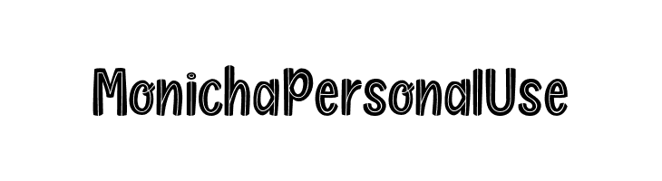 MonichaPersonalUse  Free Fonts Download