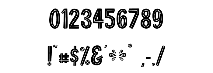 MonichaPersonalUse Font OTHER CHARS