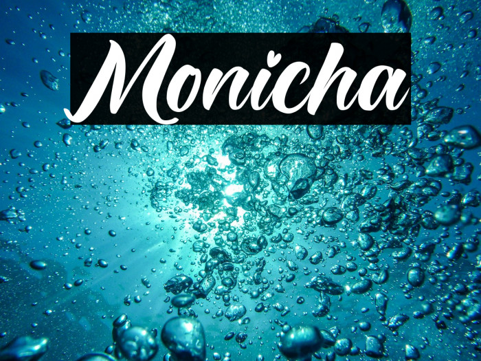 Monicha Example 1