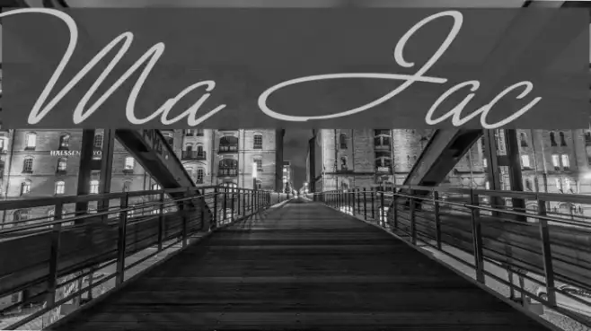 Monika Italic Example 3