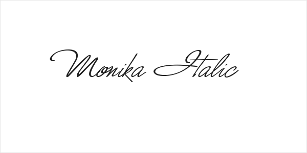 Monika Italic Logo